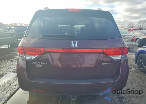 2014 Honda Odyssey Touring z USA, uszkodzony, nr VIN 5FNRL5H90EB040795